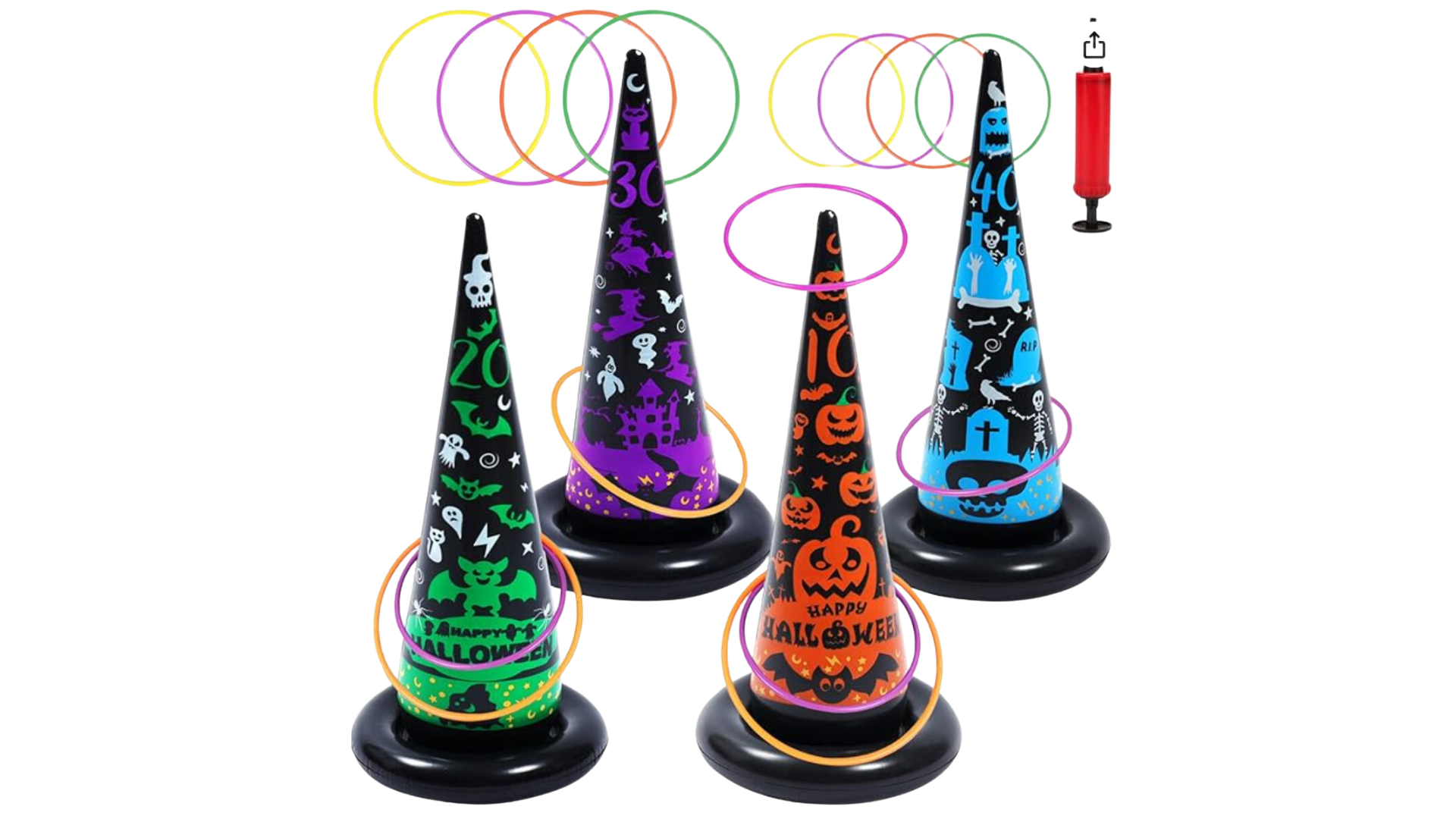 Halloween_Inflatable_Witch_Hat_Ring_Toss_Games