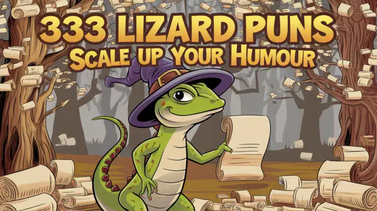 Lizard Puns Scale Up Your Humor.