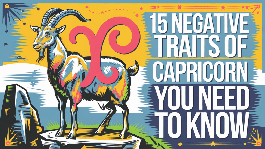 Negative Traits of Capricorn You Need to Know