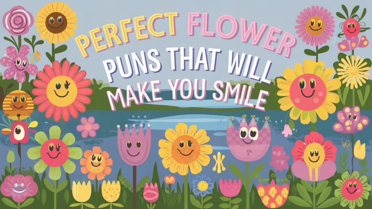 Perfect Flower Puns That Will Make You Smile