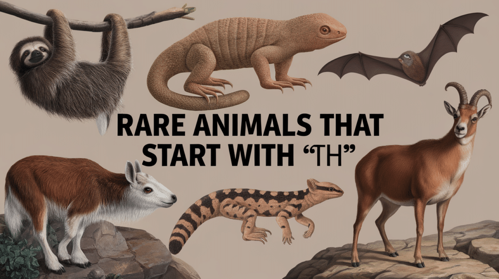 Rare Animals That Start with "Th"