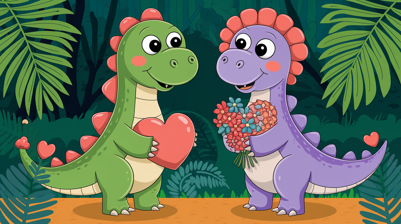 Romantic Dinosaur Puns for Valentine