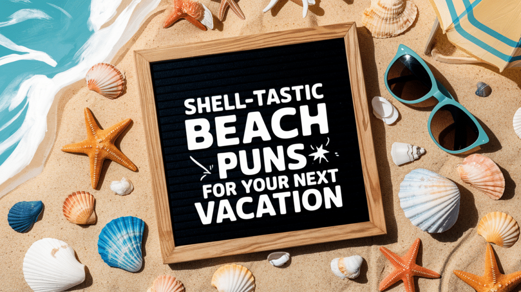 Shell-tastic Beach Puns for Your Next Vacation