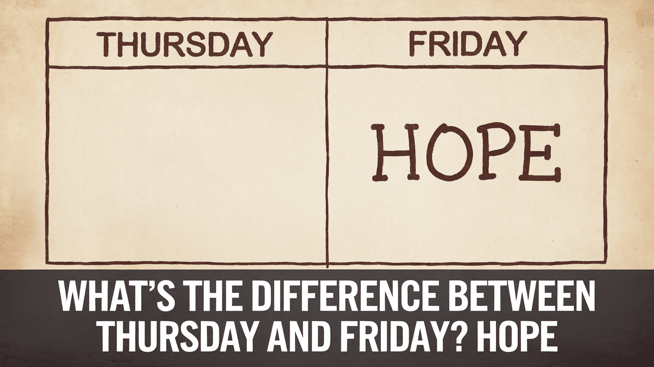 What’s the difference between Thursday and Friday? Hope.