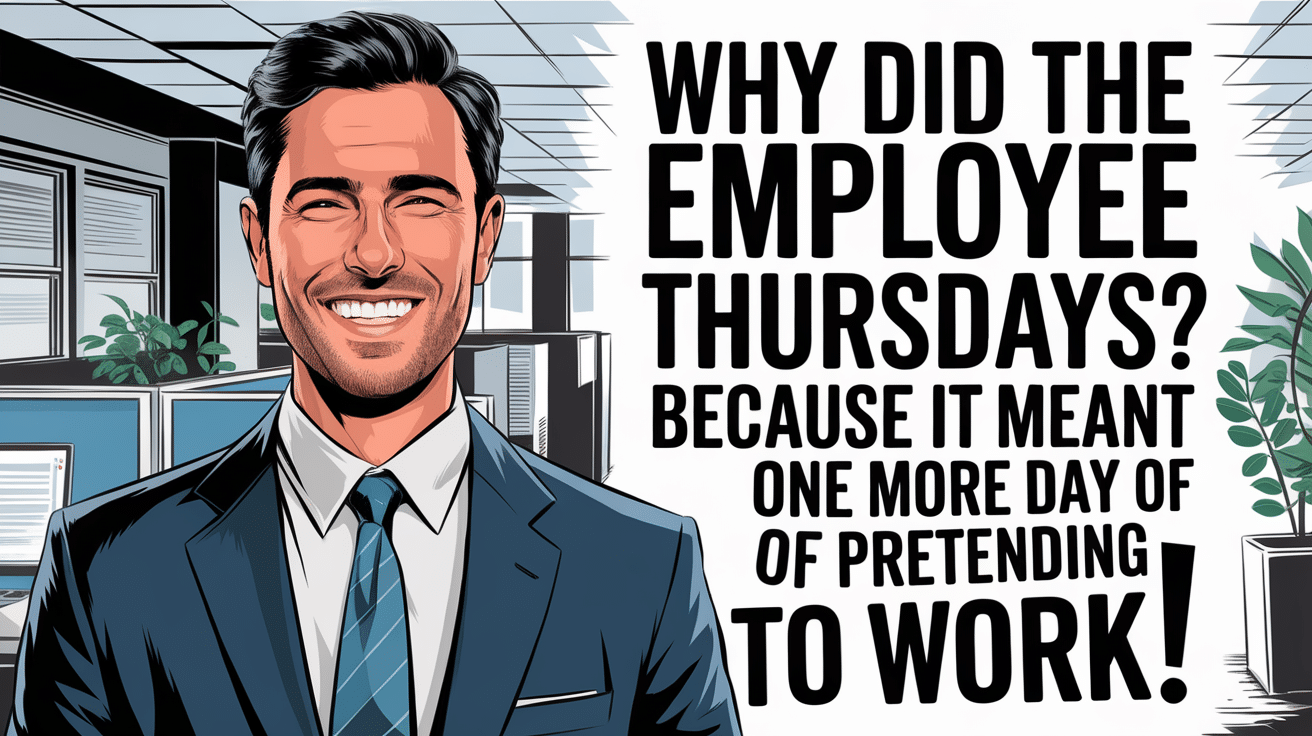 Why did the employee love Thursdays? Because it meant only one more day of pretending to work!