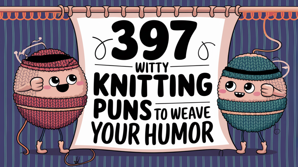 Witty Knitting Puns to Weave Your Humor