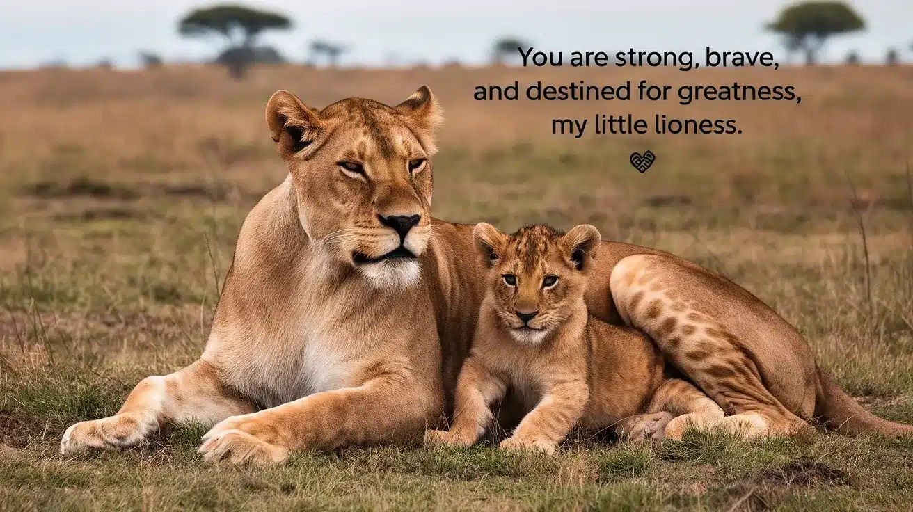 You_are_strong_brave_and_destined_for_greatness_my_little_lioness