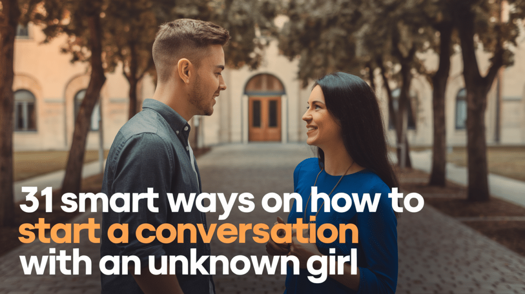 how to start conversation with unknown girl online