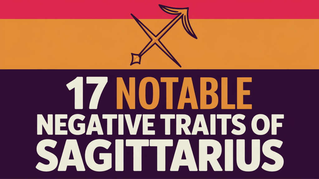 sagitarius negative traits