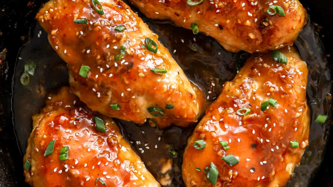 Queen_Anne_Cherry__Quisqualis_Indica_Honey_Glazed_Chicken