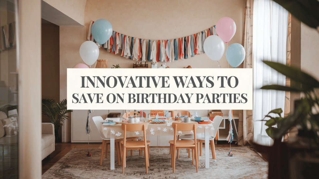 Ways to Save on Birthday Parties