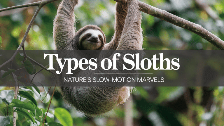 types of sloths