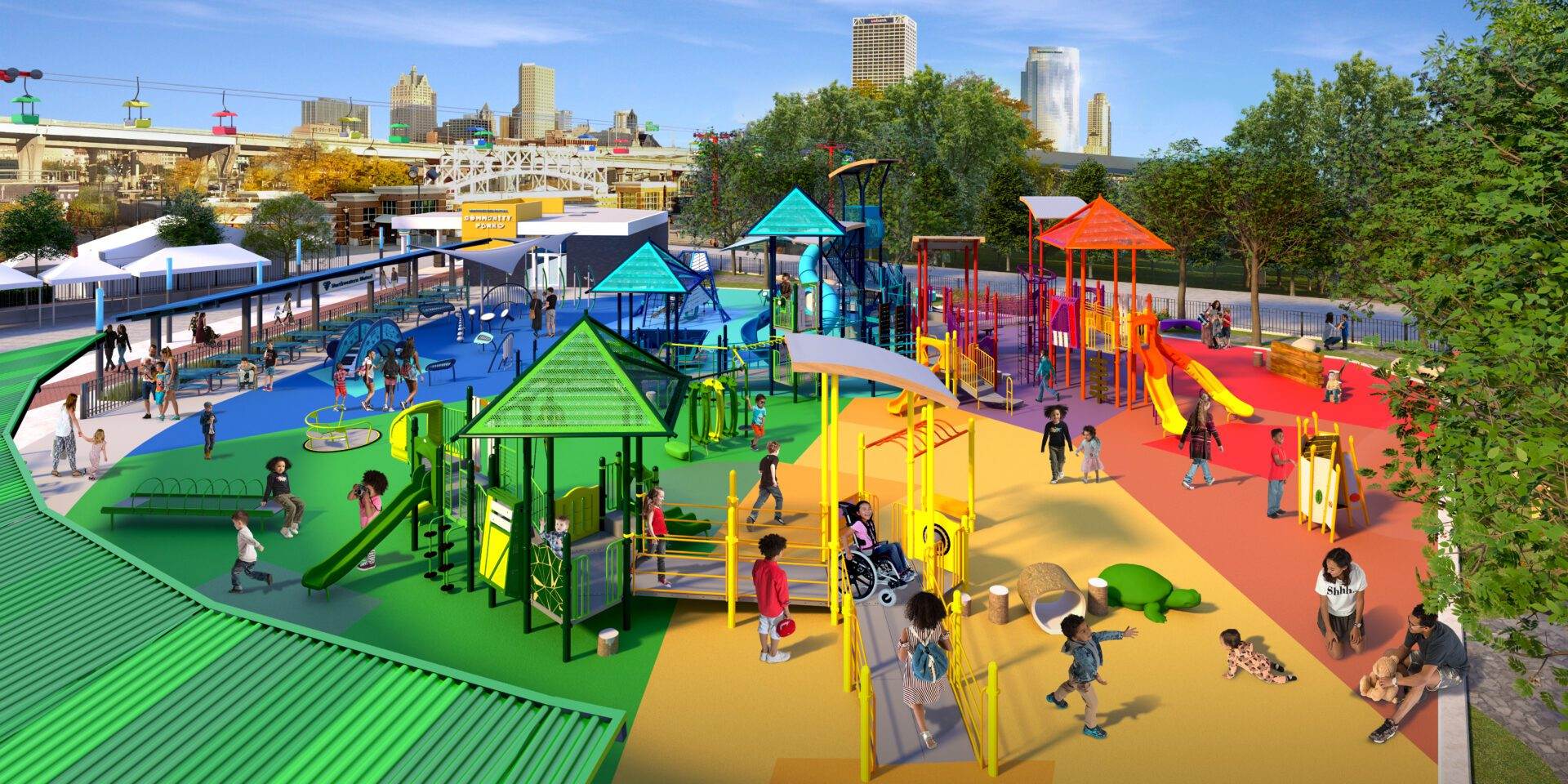 Northwestern Mutual Playground: Kids' Paradise - Meredith Plays Northwestern Mutual Playground: Kids' Paradise - Meredith Plays