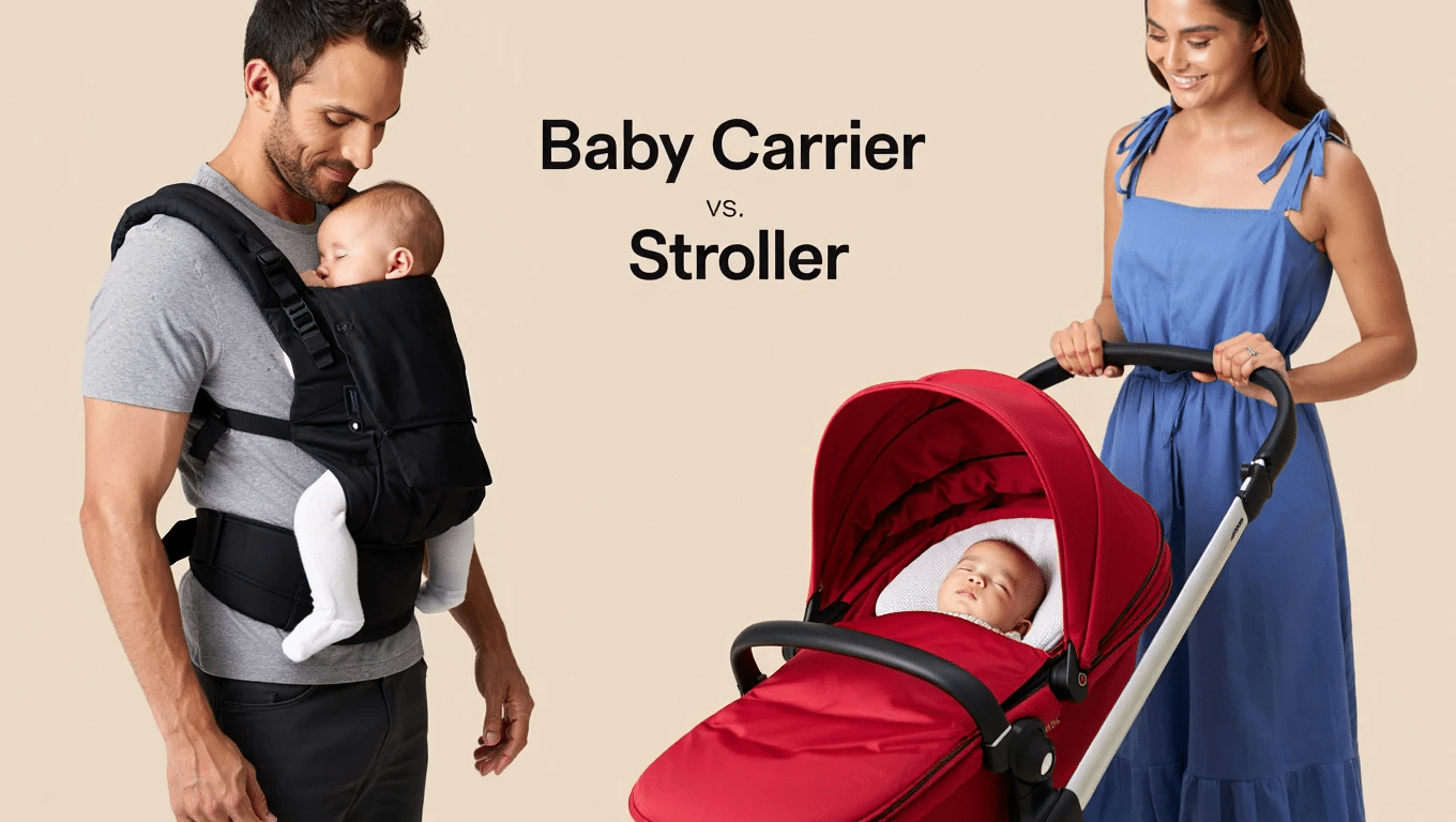 Baby Carrier vs. Stroller: When and Why to Choose Each