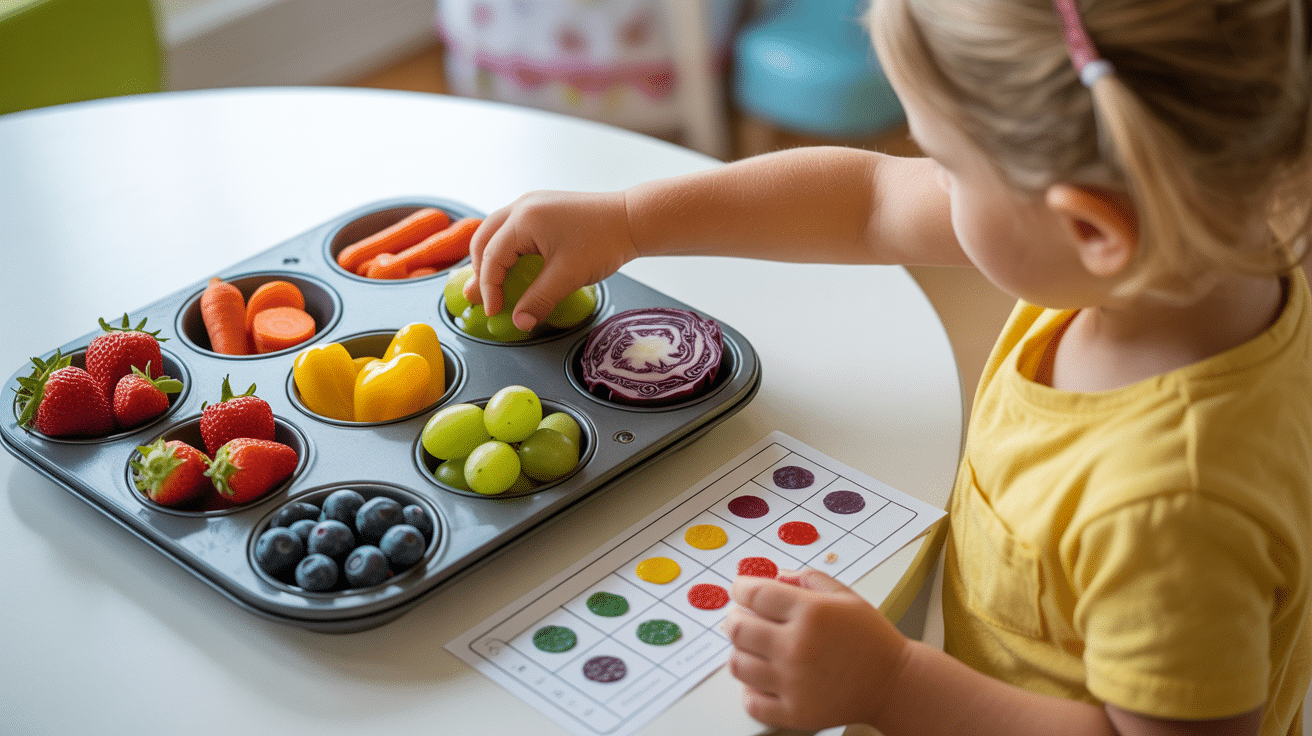 Food Sorting and Matching Games for Early Learning
