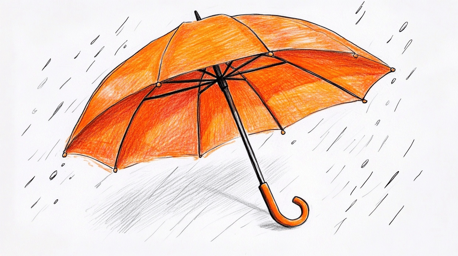 Orange Umbrella