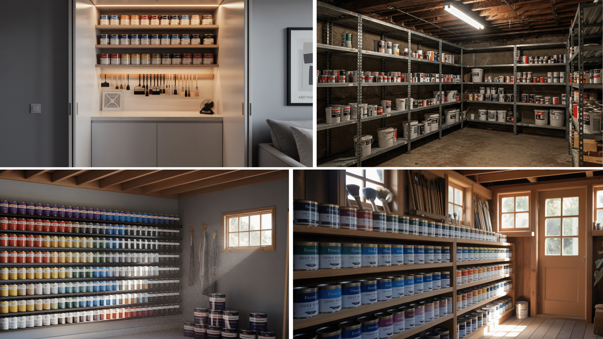 Paint Can Storage Ideas for Every Space