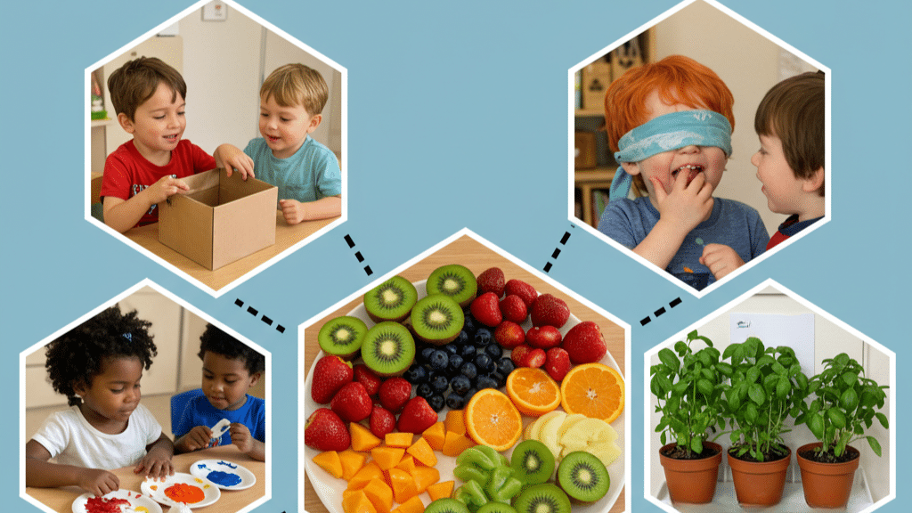 Sensory Activities: Exploring Textures, Colors, and Smells