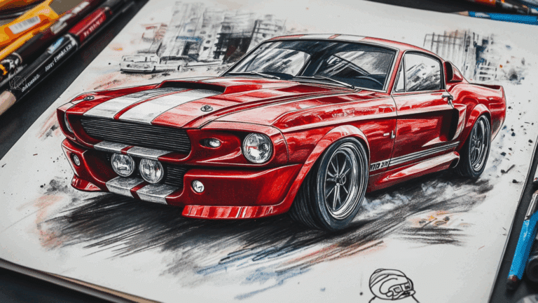 car drawing ideas