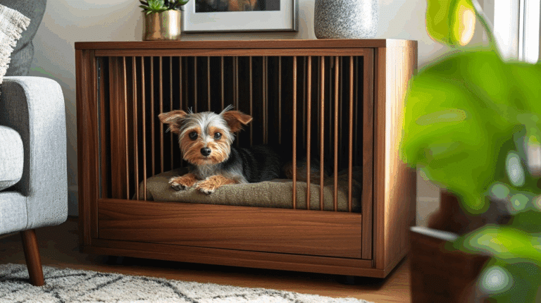 ikea dog crate hack