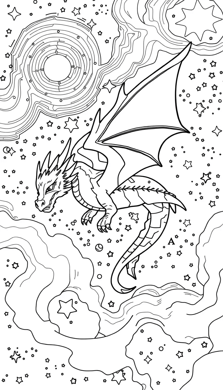 Celestial Dragon of The Night Sky