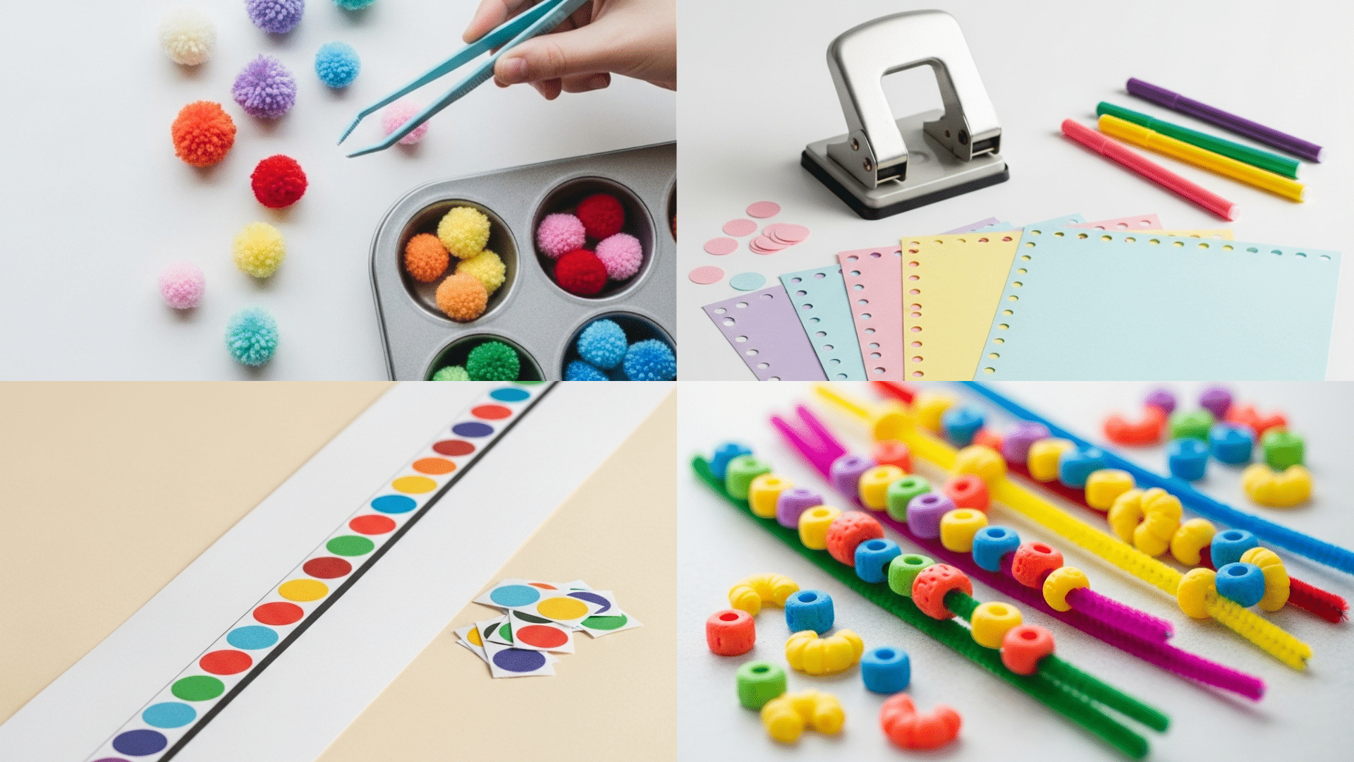 Creative Fine Motor Skills Activities for 3-4 Year Olds