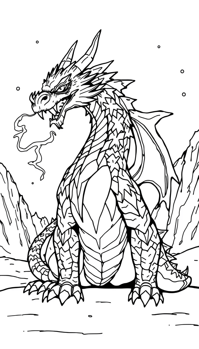 Fierce Ice Dragon