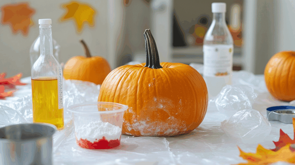 How to Do a Pumpkin Volcano Experiment at Home
