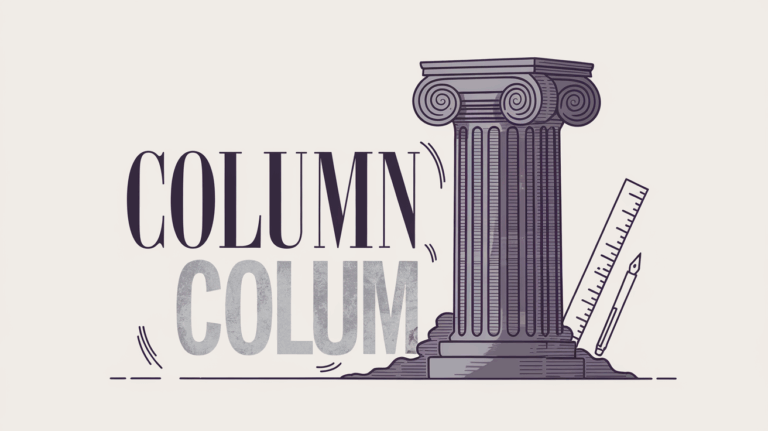 Is It Colum or Column? Common Spelling Confusion