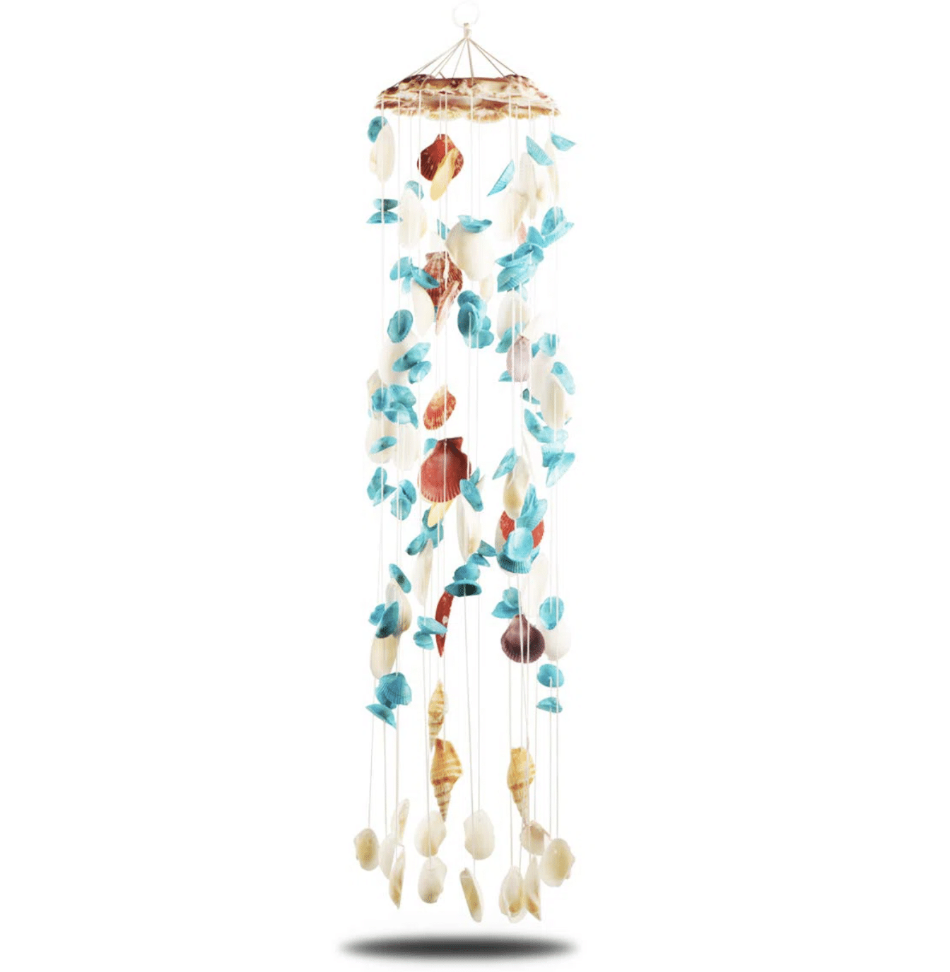 Seashell Wind Chimes Multi-Color Handmade Wind Chimes