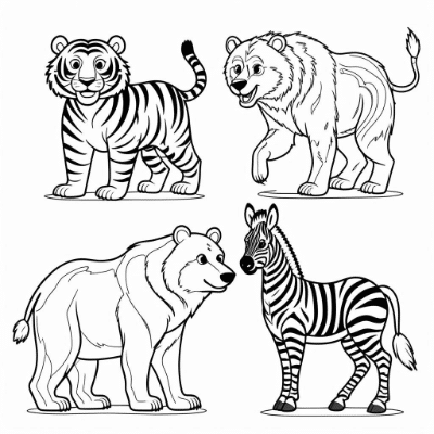 Wild Animal Collection Set
