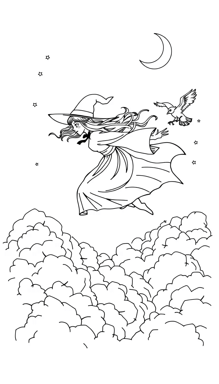 Witch_Soaring_Above_the_Clouds