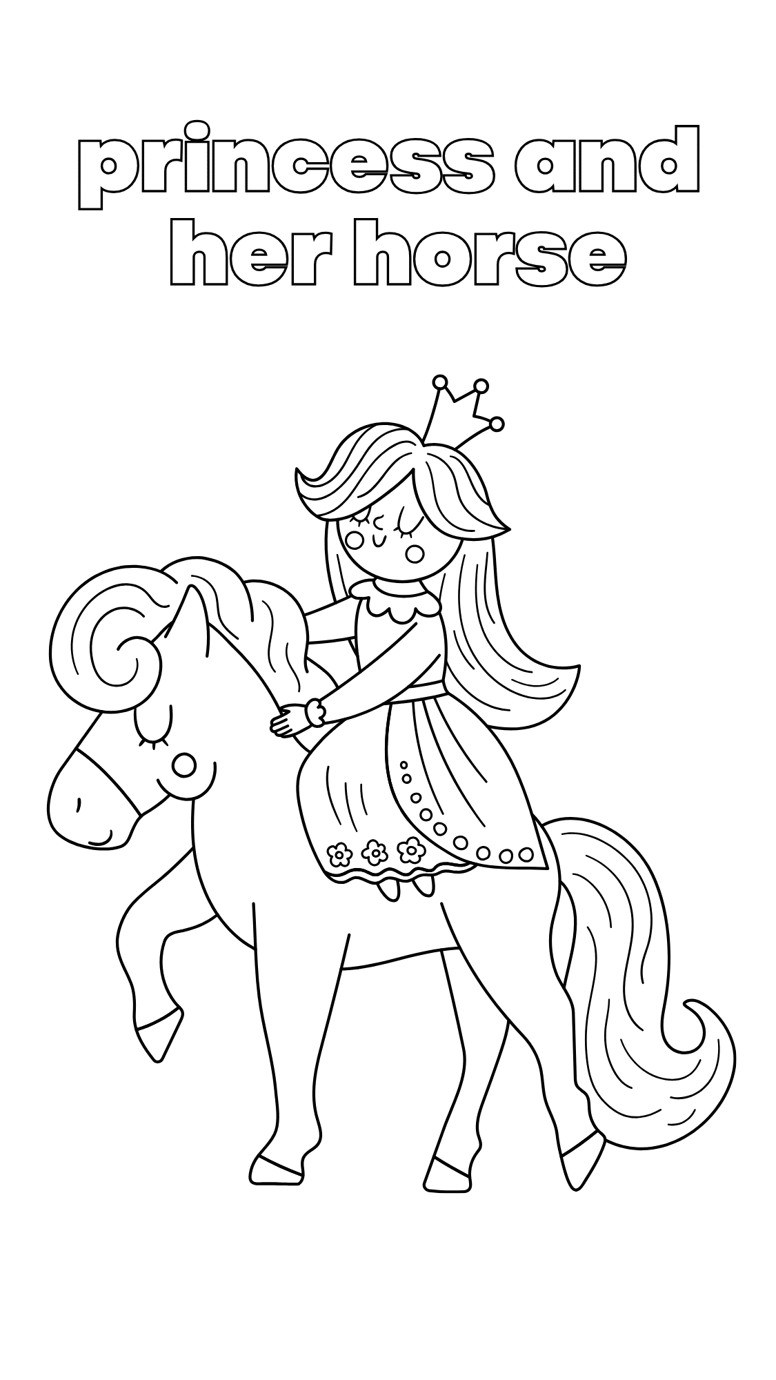Princess and her Horse