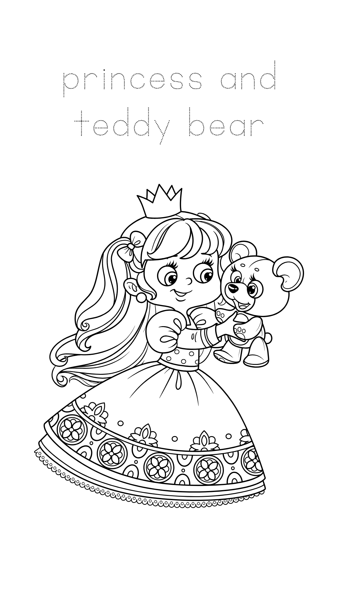 Princess and her Teddy Bear