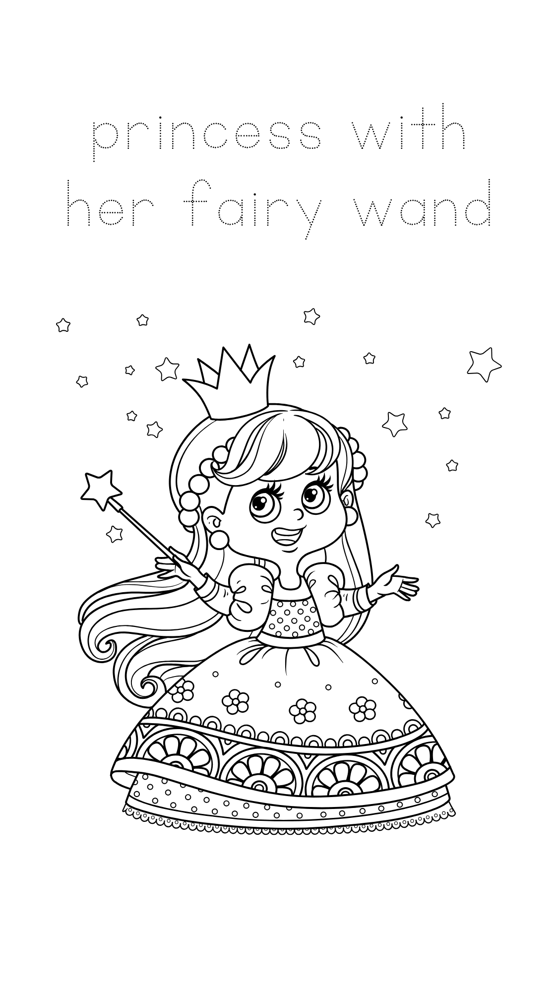 Princess with Fairy Wand