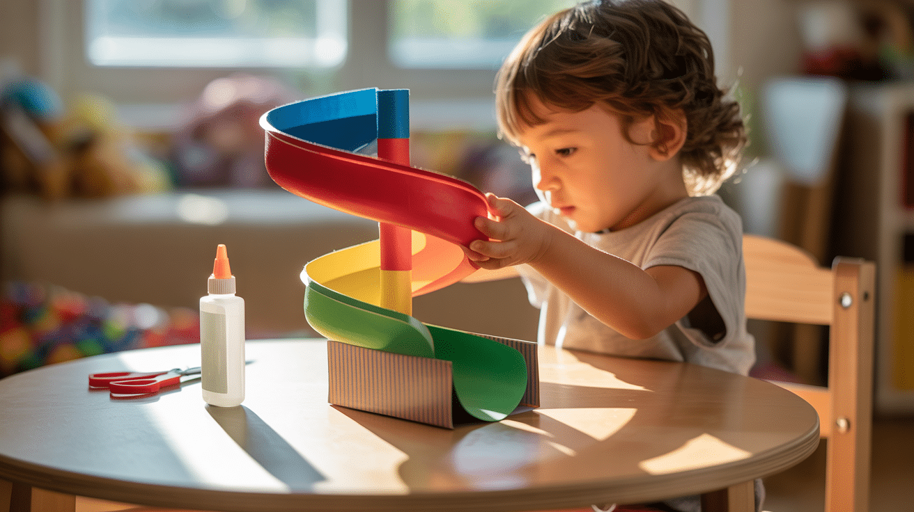 Rainbow Slide into a Shoebox